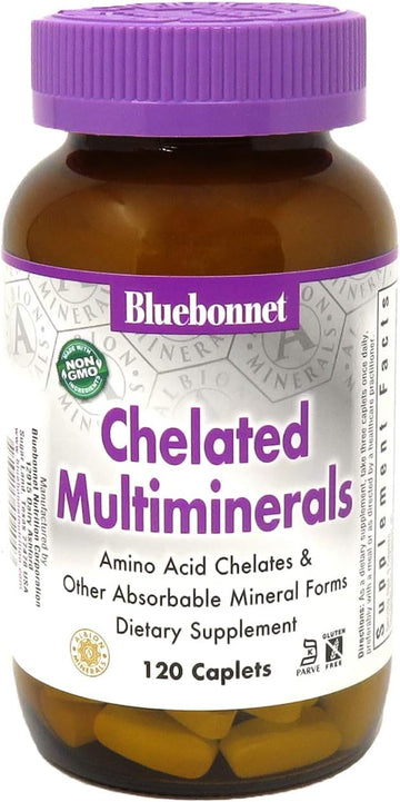 Bluebonnet Nutrition High Potency Chelated Multiminerals, Albion Chela