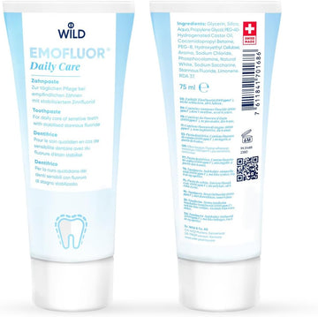 Emofluor Daily Care Toothpaste, For Daily Care Of Sensitive Teeth, With Stabilised Stannous Fluoride