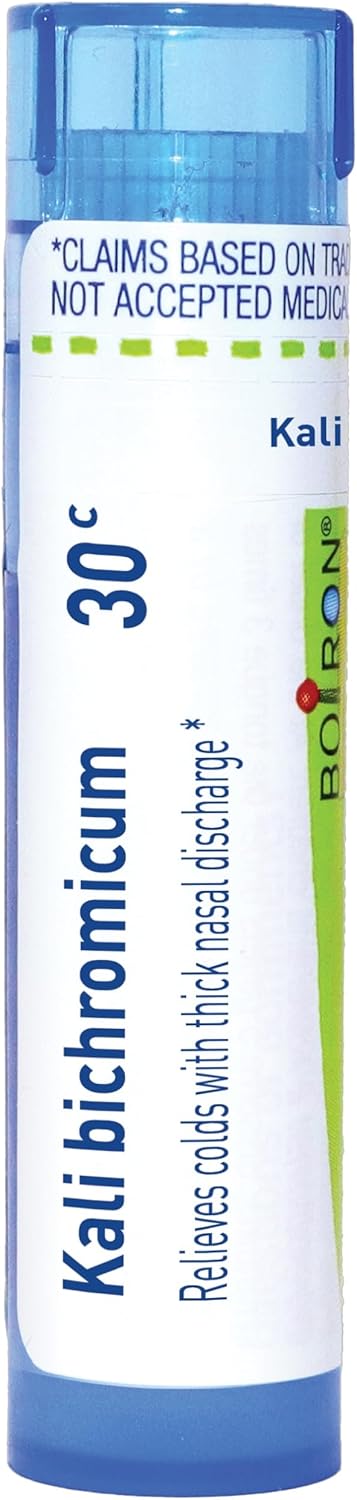 Boiron Kali Bichromicum 30C Homeopathic Medicine For Colds - 80 Pellets