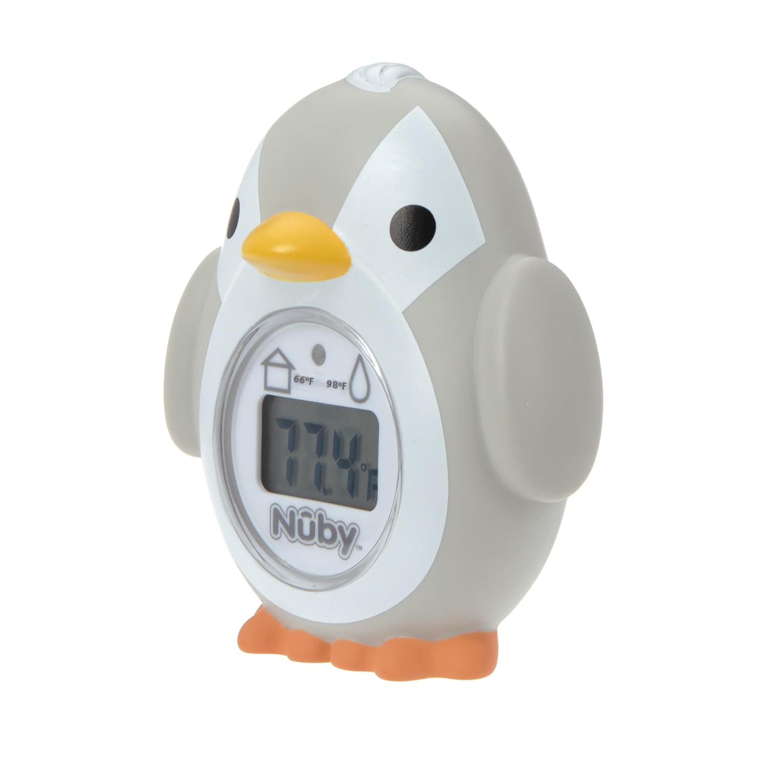 Nuby Bath and Room Digital Thermometer - Baby Thermometer for Safe and Cozy Bath and Room Temperatures - Penguin : Baby