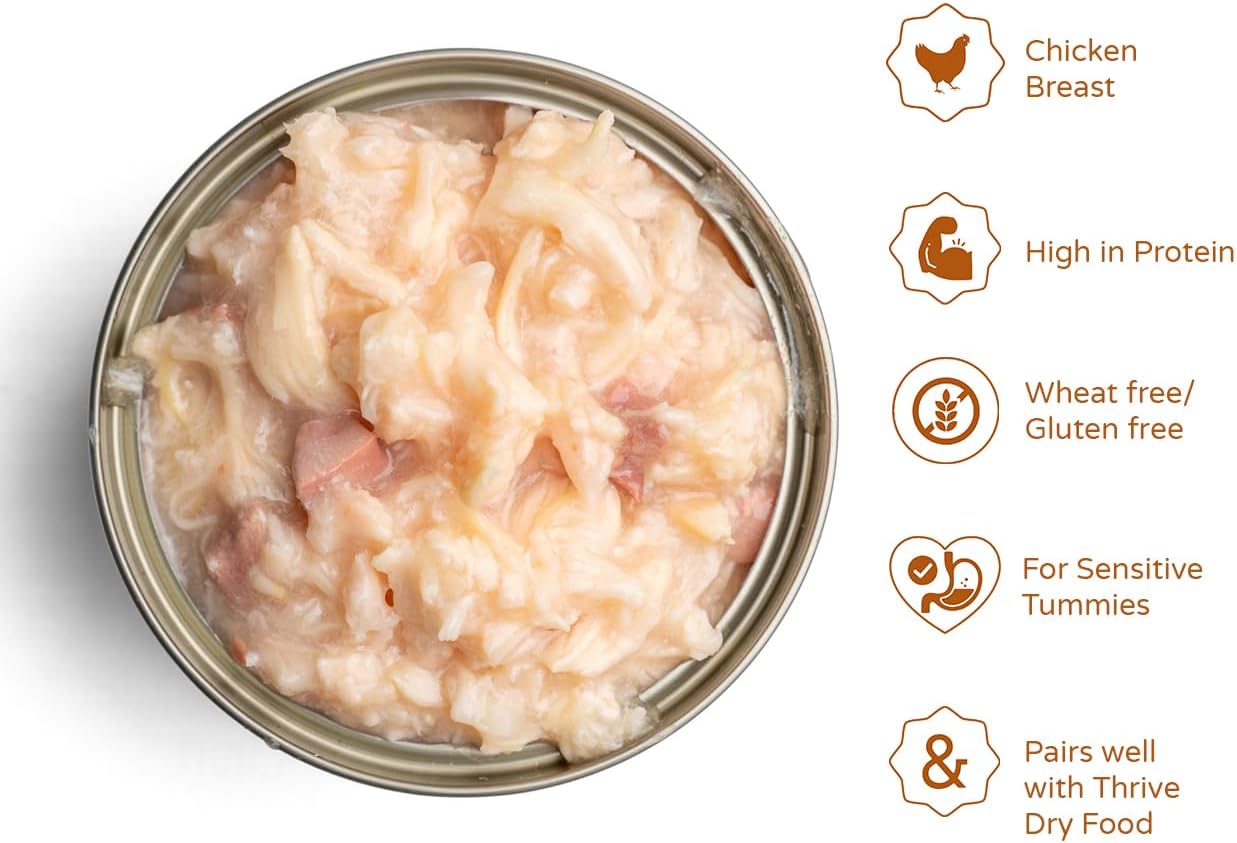 thrive Cat 100% COMPLETE - CHICKEN BREAST & CHICKEN LIVER (pack of 12) : Amazon.co.uk: Pet Supplies