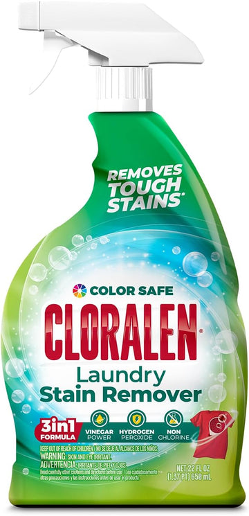 Cloralen Laundry Stain Remover Spray - Clothing Stain Treater, Spot Remover, Break Down Dirt (22 Fl. Oz)