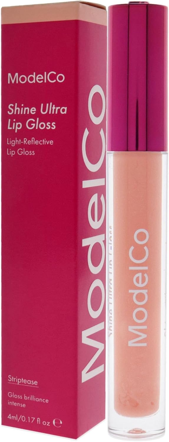 Modelco Shine Ultra Lip Gloss - Striptease For Women 0.17 Oz Lip Gloss
