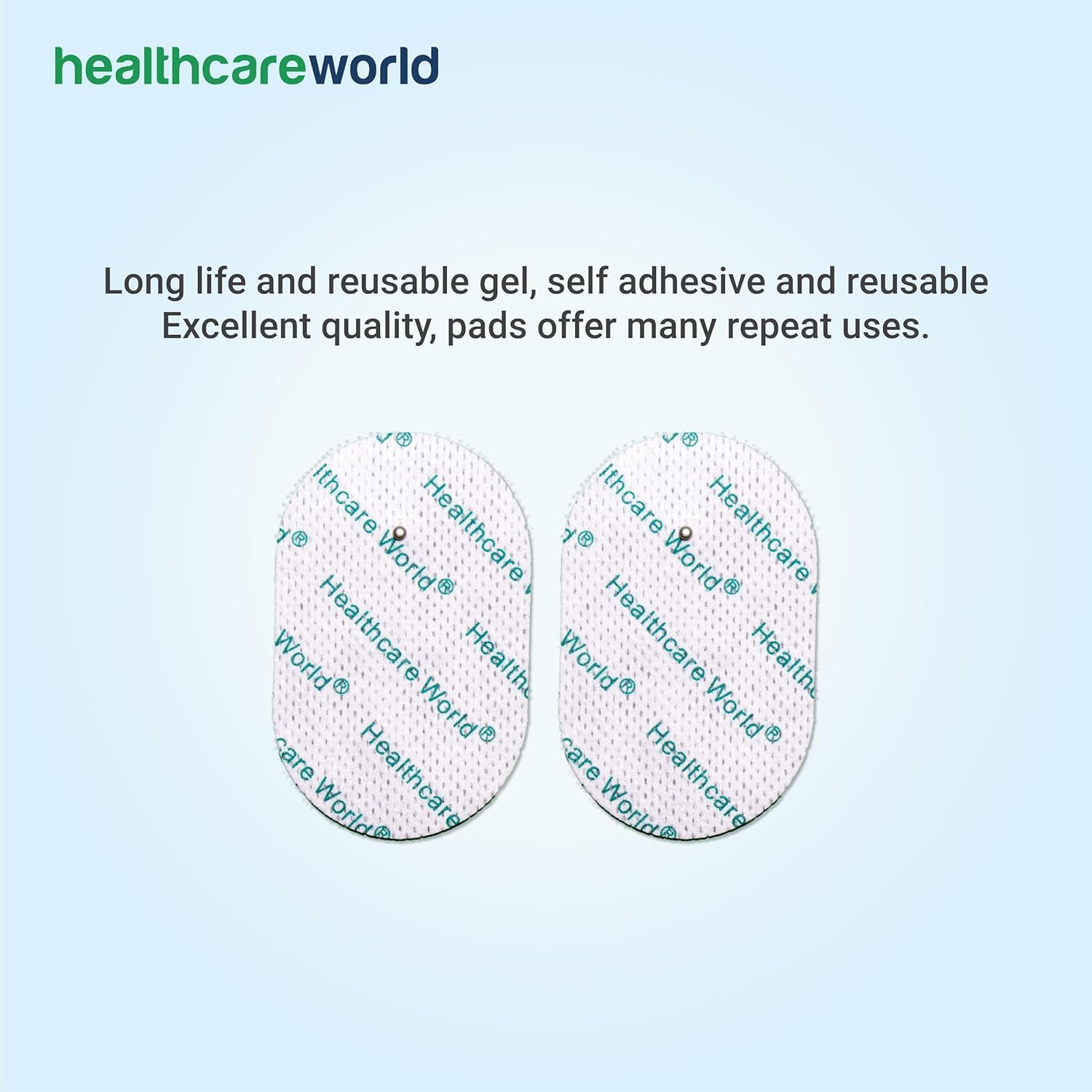 Tens Electrode Pads Oval Shaped Self-Adhesive Electrodes (16 pcs) 2.2mm Stud Connection Compatible with Omron Tens Devices : Amazon.co.uk: Health & Personal Care
