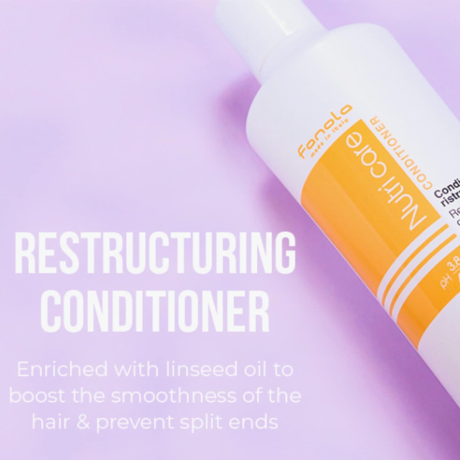 Fanola Nutri Care Restructuring Conditioner 11.8 oz - Deep Protein Conditioner for Dry, Damaged, or Chemically Treated Hair - Hydrating & Moisturizing Conditioning Formula for Soft and Silky Hair : Beauty & Personal Care