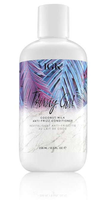 Igk Thirsty Girl Coconut Milk Anti-Frizz Conditioner | Softer + Smoother + Frizz-Free | Vegan + Cruelty Free | 8 Oz