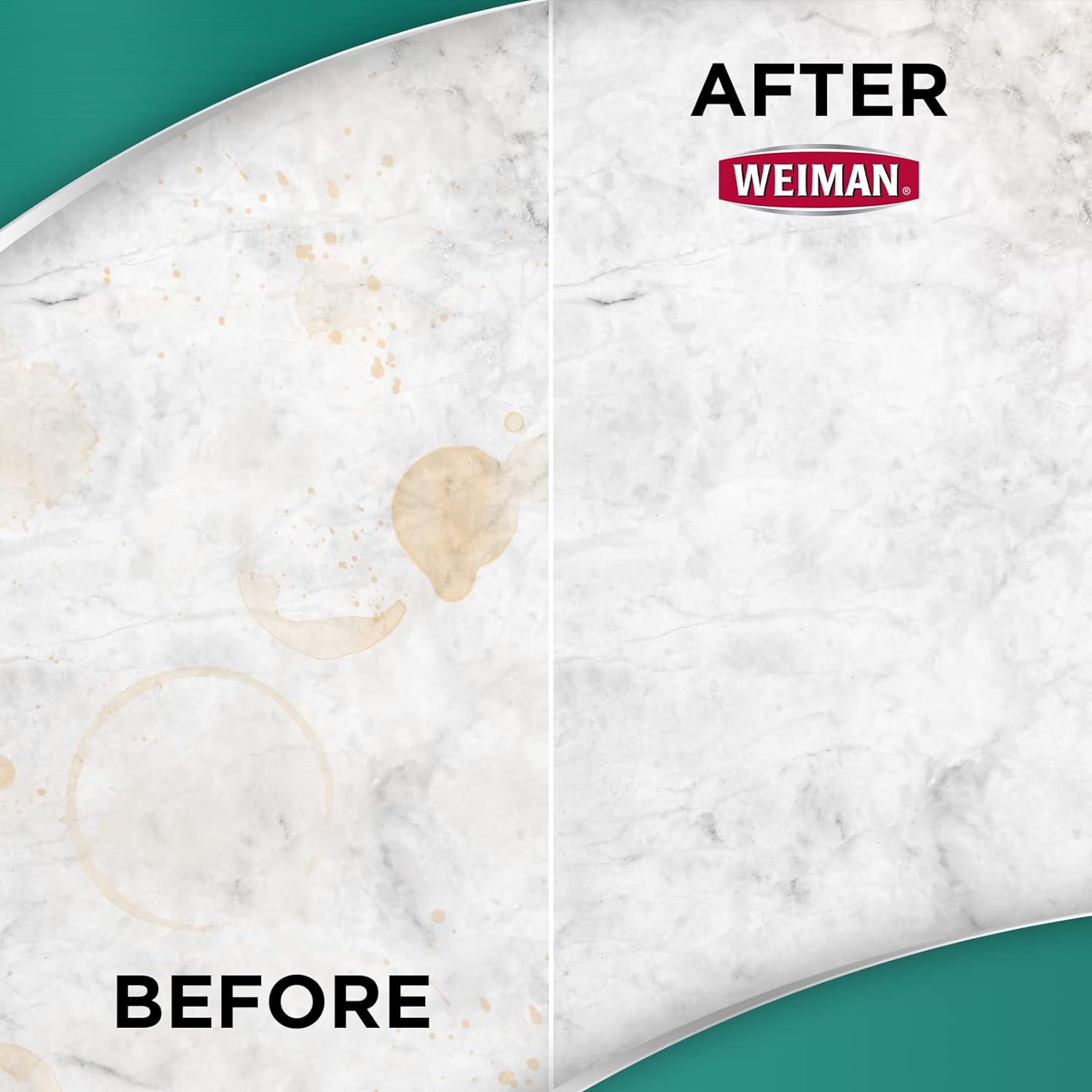 Weiman Disinfectant Granite Cleaner and Polish With Microfiber Cloth - Safely Clean Disinfect and Shine Granite Marble Soapstone Quartz Quartzite Slate Limestone Corian Laminate Tile Countertop : Health & Household