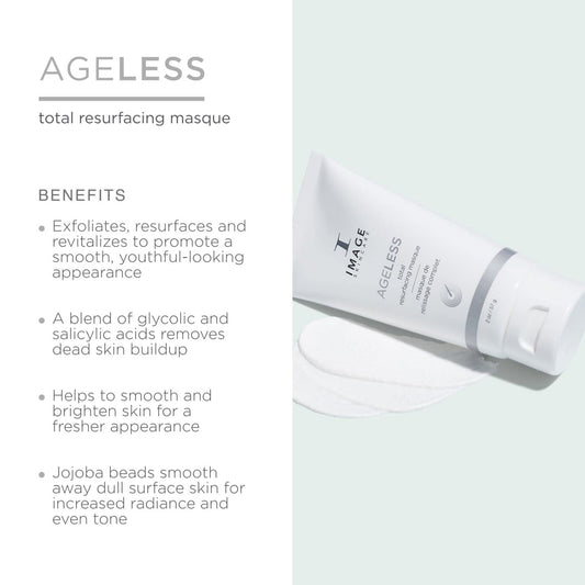 Image Skincare, Ageless Total Resurfacing Masque, Smoothing Facial Mask, 2 Oz