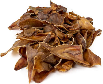 Mighty Paw Half Pig Ears for Dogs - All Natural Single Ingredient Pig Ear Treat - Better Than Rawhide Snacks for Puppies and Large Dogs - A Better Treat Dog Will Love - Dog Toys Compatible Chews