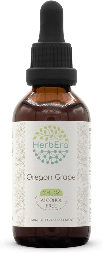 Oregon Grape B120 Alcohol-Free Herbal Extract Tincture, Super-Concentrated Responsibly Farmed Oregon Grape (Mahonia Spp.) (4 Fl Oz)