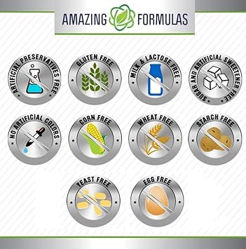 Amazing Formulas Melatonin Supplement | 10 Mg Per Serving | 120 Softgels | Non-Gmo | Gluten-Free | Made In Usa : Health & Household