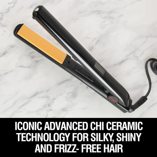CHI Original Digital 1" Digital Ceramic Hairstyling Iron - Delivering Shiny Smooth and Salon-Quality Results Without The Damage of High Heat