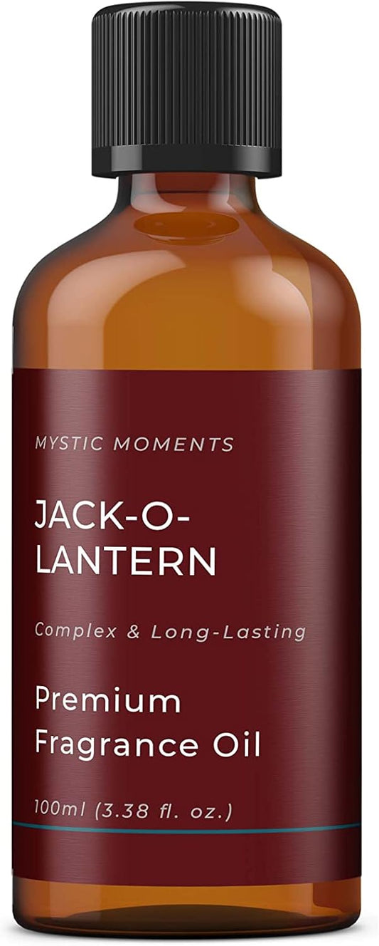 Mystic Moments | Jack-O-Lantern Fragrance Oil - 100ml - Perfect for Soaps, Candles, Bath Bombs, Oil Burners, Diffusers and Skin & Hair Care Items