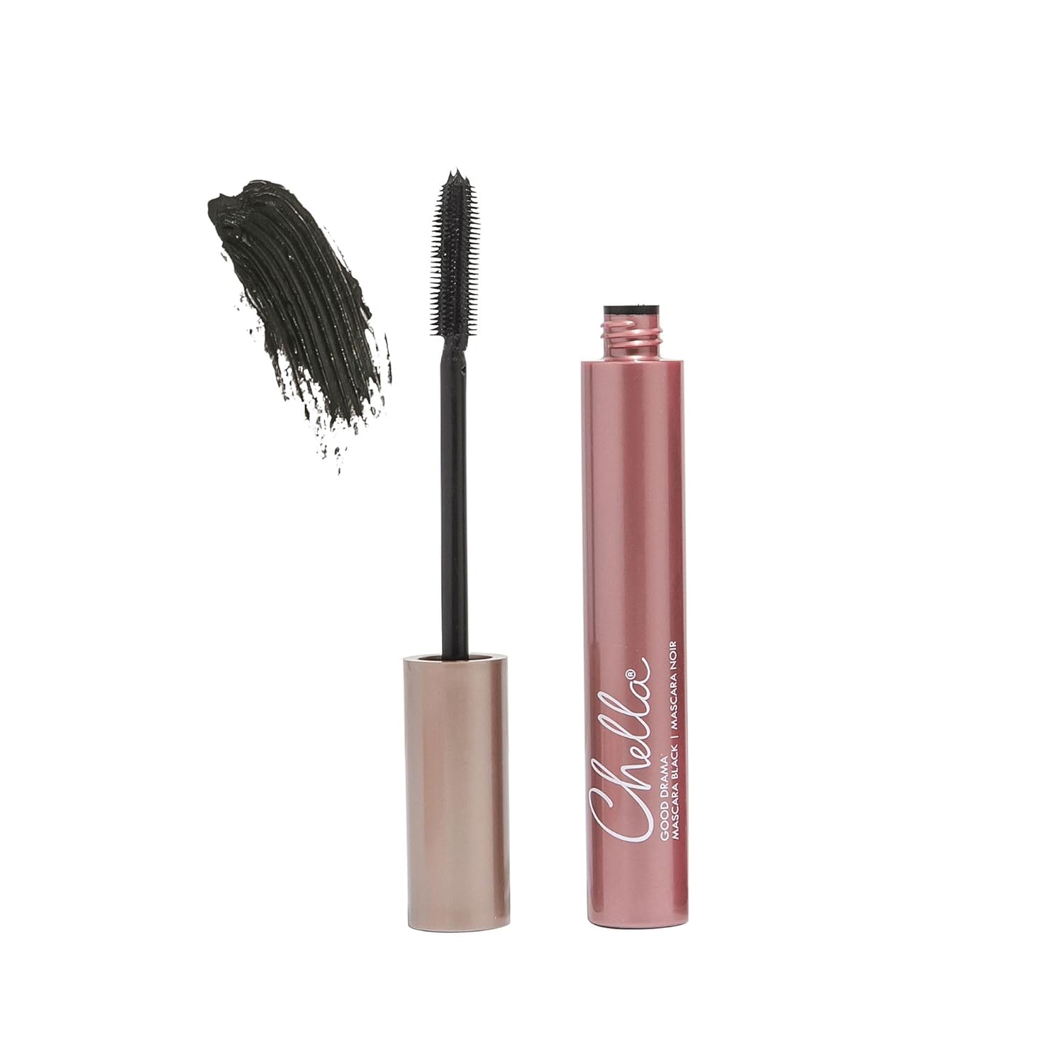 Chella Good Drama Vegan Mascara, 0.33 Fl. Oz (Brown)