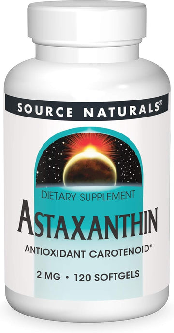 SOURCE NATURALS Astaxanthin 2 Mg Soft Gel, 120 Count