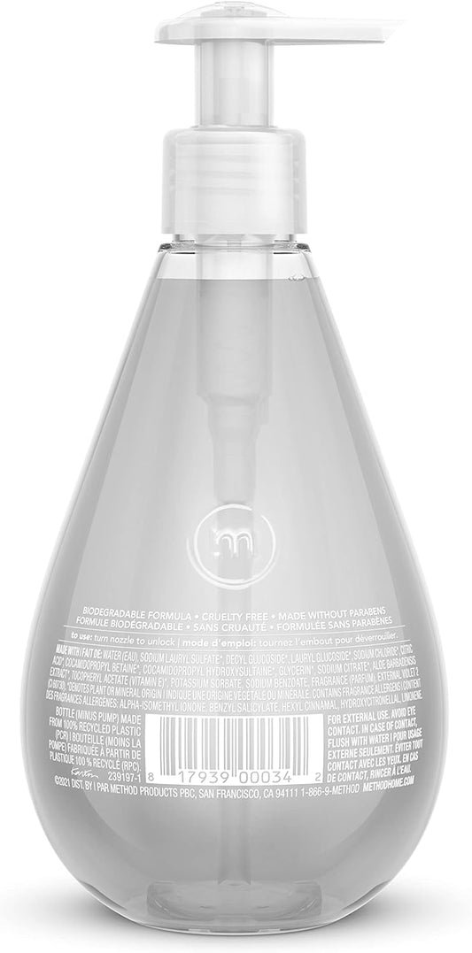 Method Gel Hand Soap, Sweet Water, Biodegradable Formula, 12 Fl Oz (Pack Of 6)