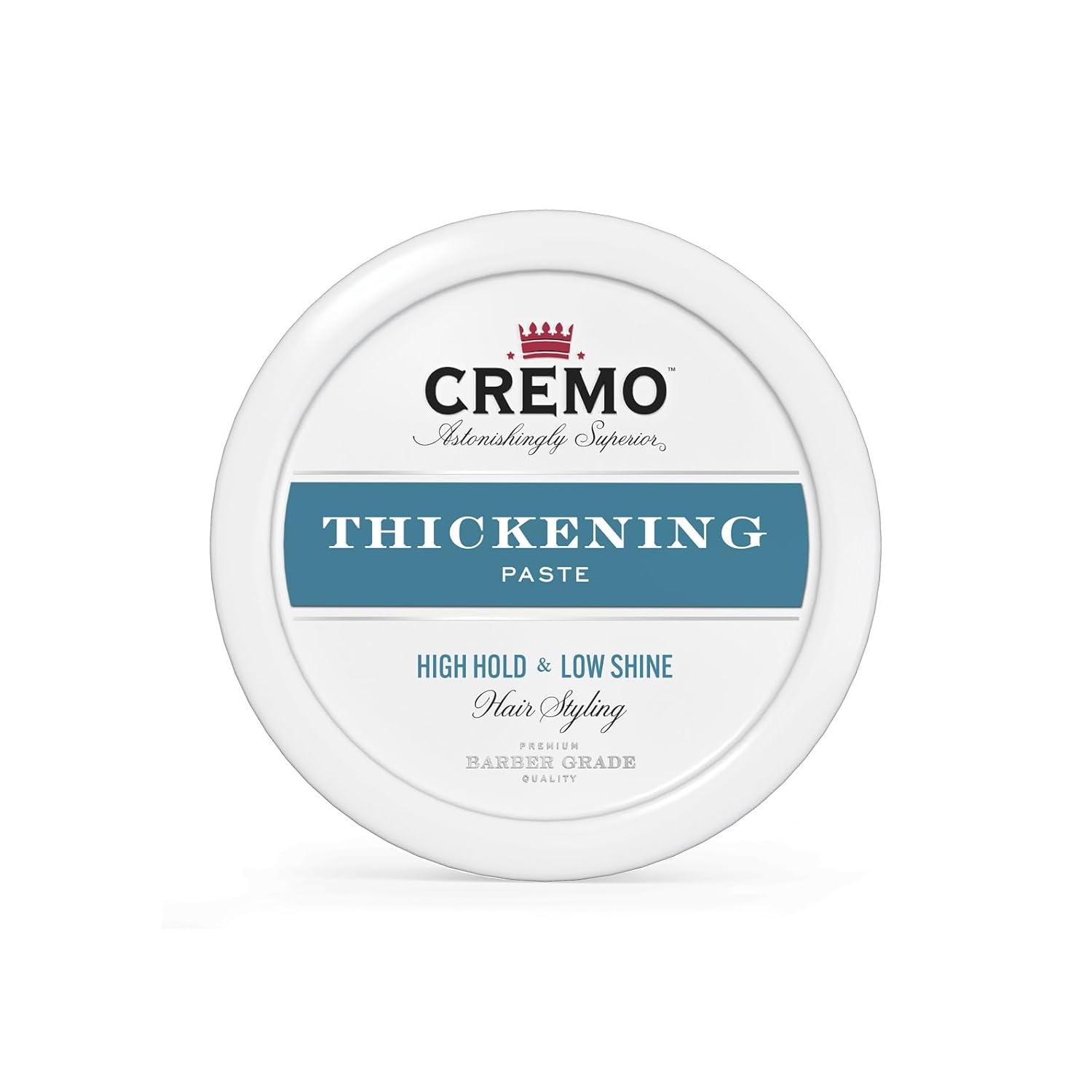 Cremo Premium Barber Grade Hair Styling Thickening Paste, High Hold, Low Shine, 4 Oz