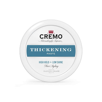 Cremo Premium Barber Grade Hair Styling Thickening Paste, High Hold, Low Shine, 4 Oz