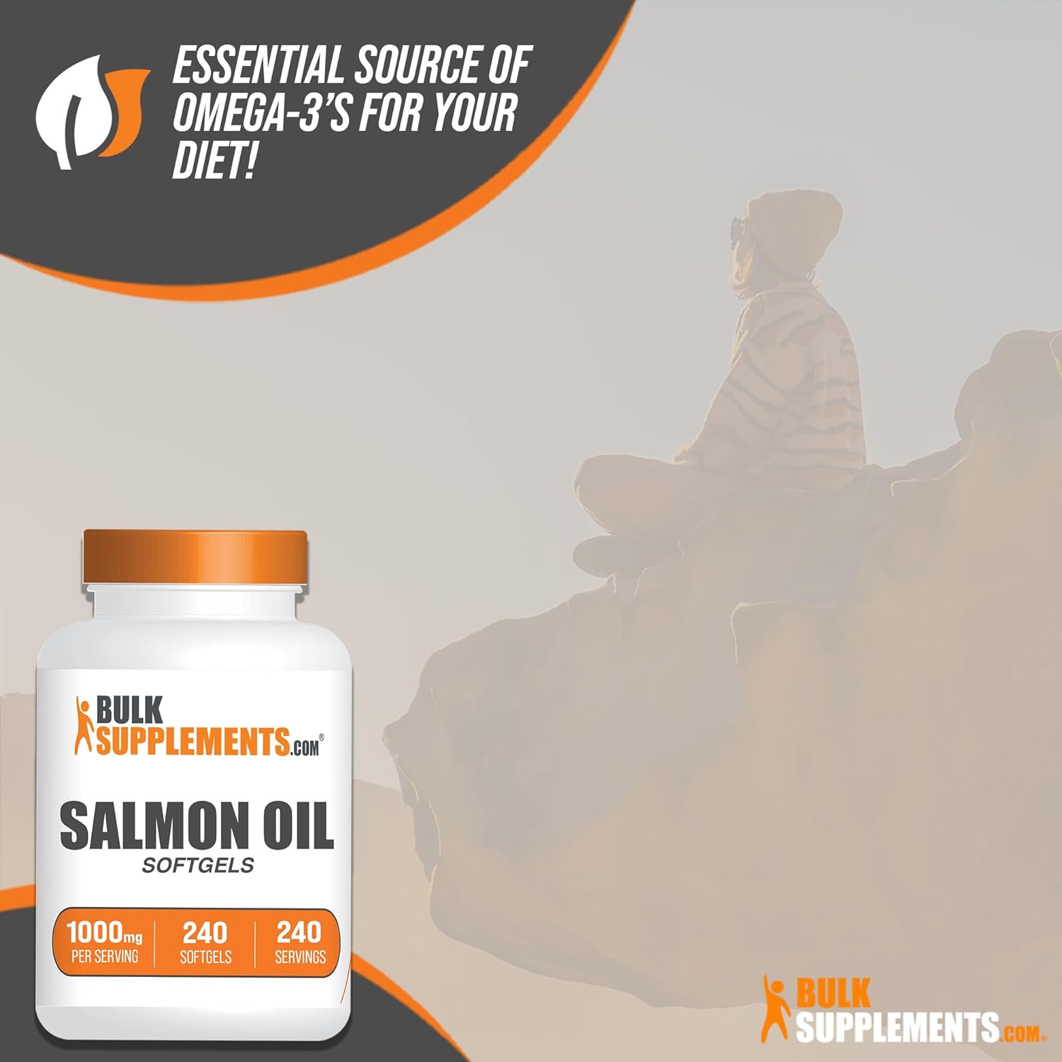 BULKSUPPLEMENTS.COM Salmon Oil Softgels - Wild Alaskan Salmon Oil, Sal