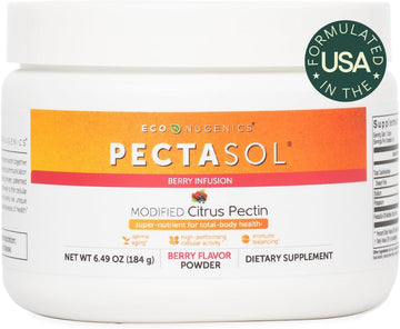 Pectasol Modified Citrus Pectin – 184G Berry Powder – Total-Body Health Supplement To Support The Heart, Immune System, Inflammation Response & Healthy Aging + Maintain Healthy Galectin-3 Levels