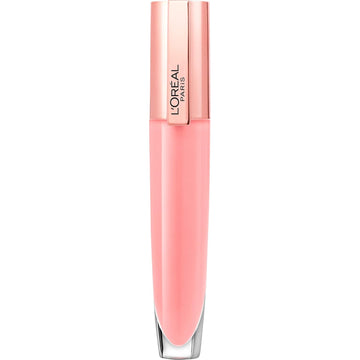 L'Oreal Paris Glow Paradise Hydrating Tinted Lip Balm-In-Gloss With Pomegranate Extract & Hyaluronic Acid, Ultra-Gentle, Non-Sticky Formula, Porcelain Petal, 0.23 Fl Oz