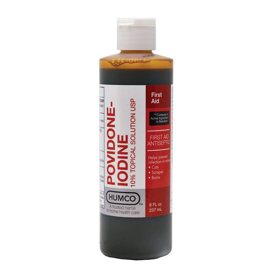 Humco 232516001 Povidone Iodine 10% Topical Solution, 16Oz