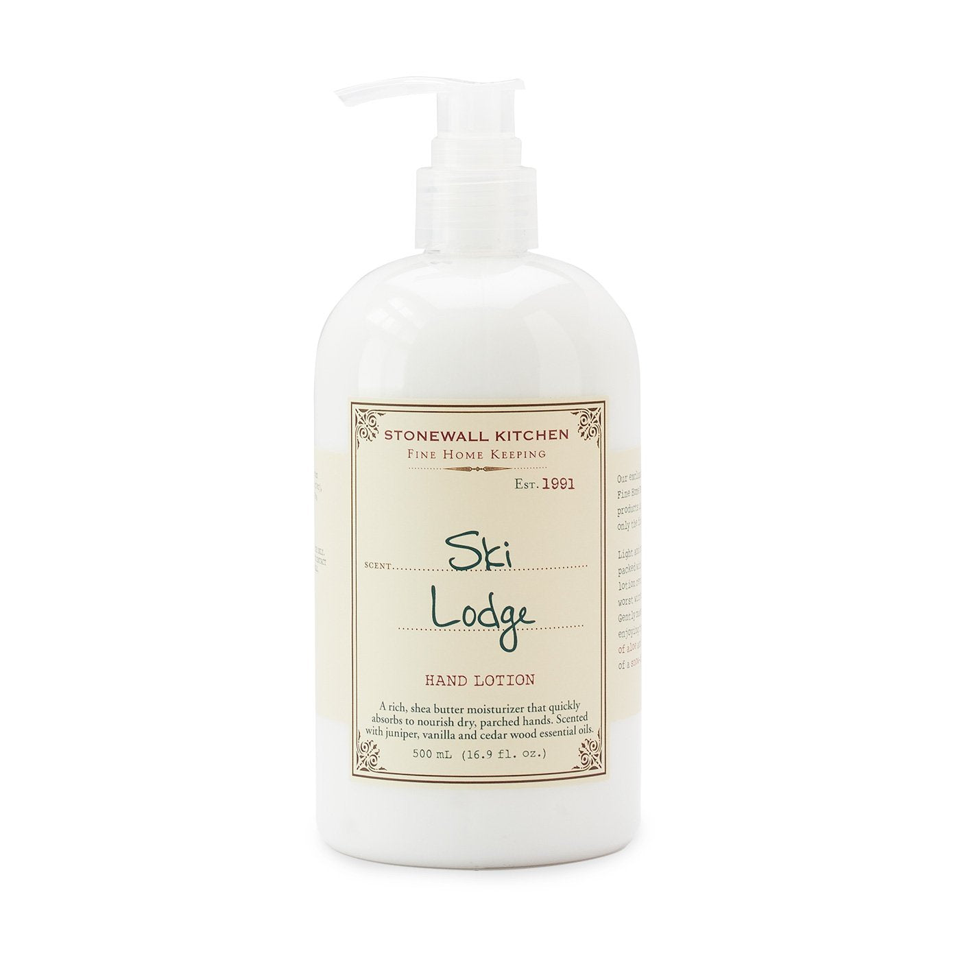 Stonewall Kitchen Ski Lodge Hand Lotion