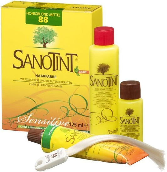 Sanotint Natural Sensitive Light # 88 Honey Blonde Medium (125 g) : Amazon.co.uk: Beauty