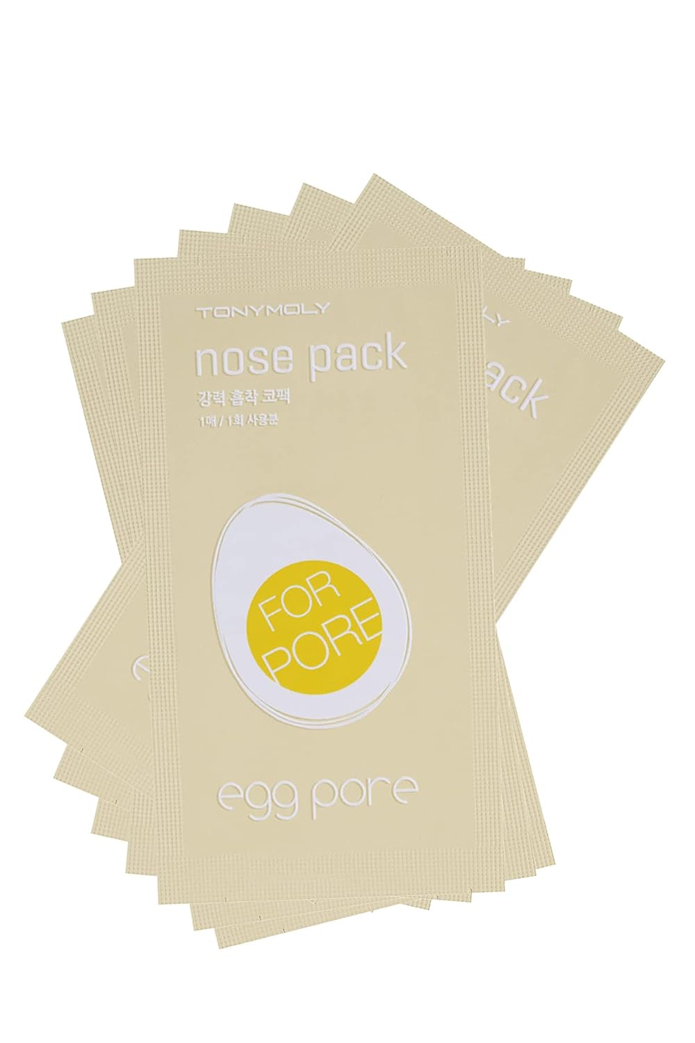 Tonymoly Egg Pore Nose Pack Package Sheets