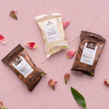 Foodin Organic Raw Chocolate Coated Strawberry 50G – Vegan, No Added Sugar, Gluten-Free, Handcrafted Fruit & Chocolate Snack