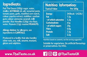 Thai Taste Pad Thai Meal Kit 232G - Pack Of 5