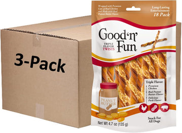 Good ’N’ Fun Triple Flavor Twists, 18 Count (Pack Of 3)