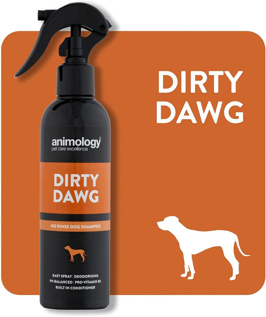 Animology Dirty Dawg Pup No-Rinse Shampoo Dog Spray, 250Ml