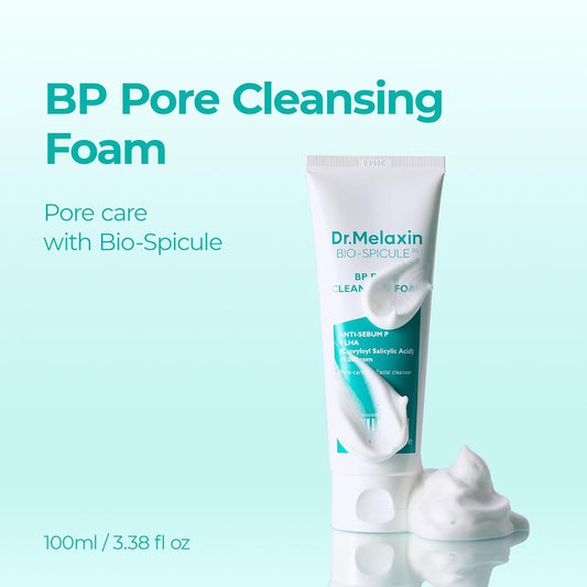 Bp Pore Cleansing Foam For Exfoliate Resiual Sebum & Dead Skin Cells, Pore Cleansing, Lha, 3.38 Fl Oz (100Ml)