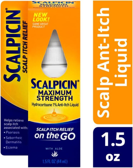 Scalpicin Maximum Strength Scalp Itch Relief, 1.5 Ounce By Scalpicin