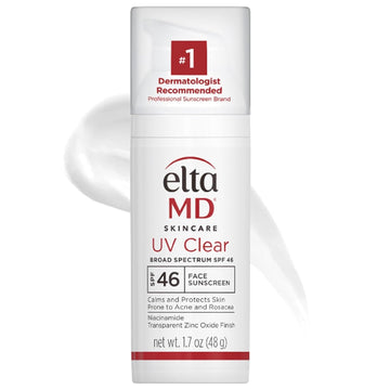 Eltamd Uv Clear Face Sunscreen, Protects And Calms Sensitive Skin And Acne-Prone Skin, Lightweight, Silky, Dermatologist Recommended