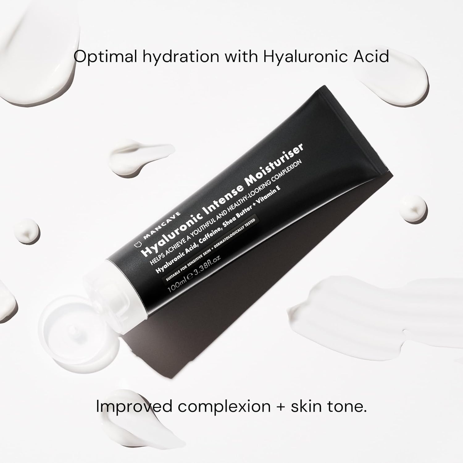 ManCave Hydration+ Skincare Collection Gift Set, SPF 20 Protective Moisturiser, Face Wash, Face Scrub, Hyaluronic Face Serum, Anti-Fatigue Eye Gel, Dermatologically Tested, Natural Formulations, Vegan : Amazon.co.uk: Beauty