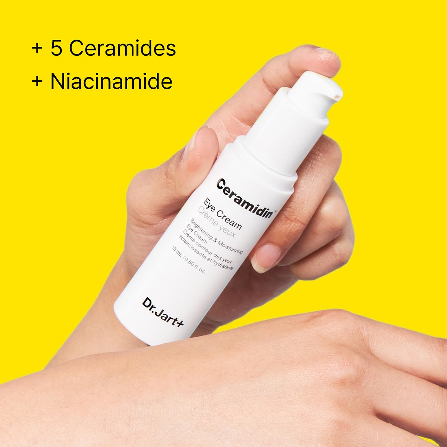 Dr.Jart+ Ceramidin Under Eye Cream with Ceramides and Niacinamide | Korean Skin Care, 0.51 fl oz : Beauty & Personal Care