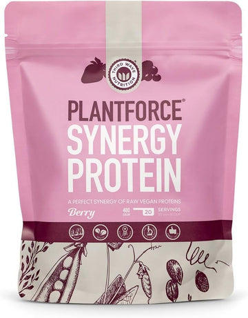 Plantforce Synergy Protein Natural - Raw Vegan Proteins - 400G