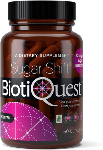 Sugar Shift Probiotics To Change Sugar Metabolism And Reduce Inflammation, 22 Billion Cfu, Non-Gmo And Gluten Free, 60 Capsules