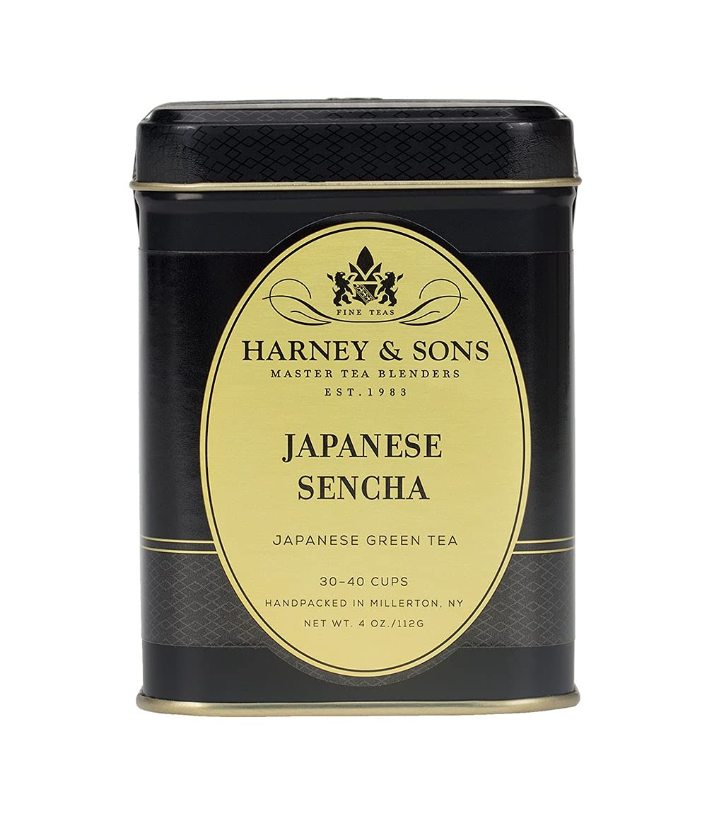 Harney & Sons Japanese Sencha Green Tea, Loose Leaf 4 Ounce