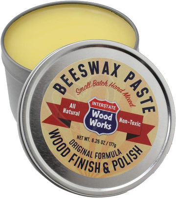 Beeswax Paste Wood Finish & Polish - 6.25 oz.- Cutting Board Sealer - Made in America