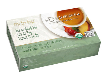 Davidson'S Organics, Decaffeinated Spiced Peach, 100-Count Unwrapped Tea Bags