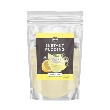 Birch & Meadow 2lb, Lemon Instant Pudding, Mix in Minutes, Snack, Filling, Dessert