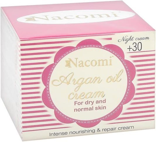 Nacomi Argan Oil Night Cream With Hyaluronic Acid +30 50Ml
