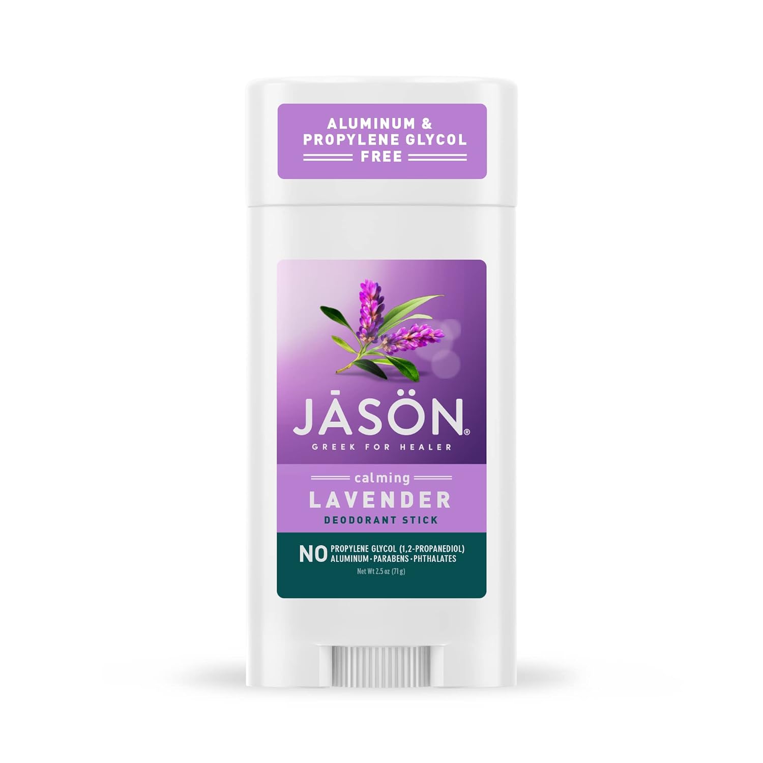 Jason Aluminum Free Deodorant Stick, Calming Lavender, 2.5 Oz : Jason Lavender Deodorant : Beauty & Personal Care