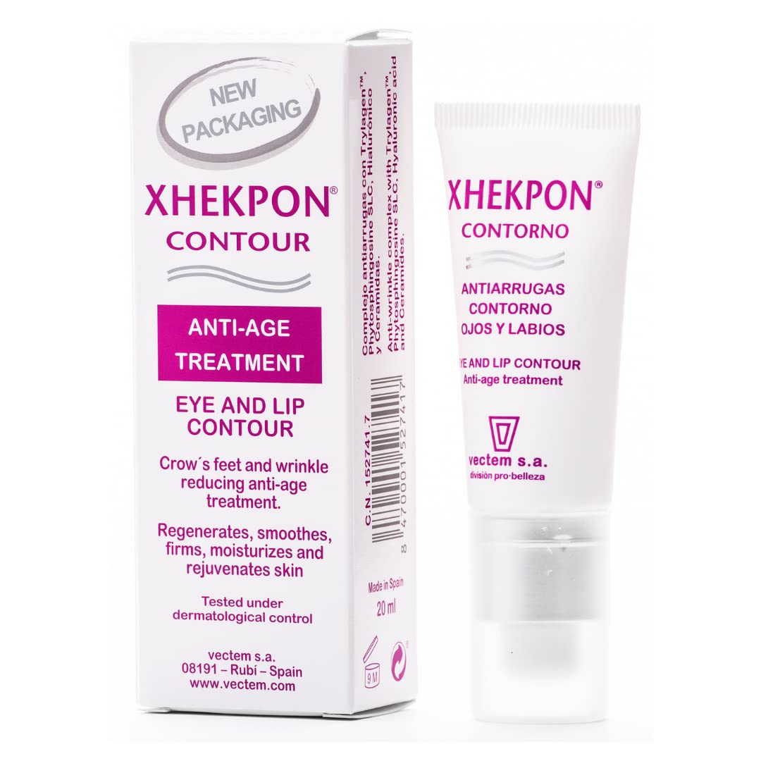 Xhekpon Contorno De Ojos Labios Eye & Lip Contour 15Ml Anti-Wrinkle Moisturizer Regenerates, Smoothes, Firms, Hydrates, Rejuvenates Skin