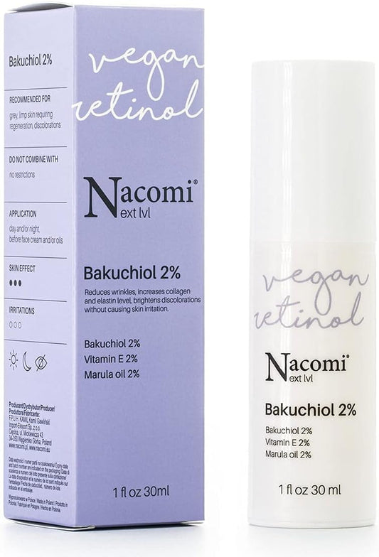 Nacomi Bakuchiol Serum 2% 30 Ml Exfoliation Of The Epidermis And Support Their Renewal