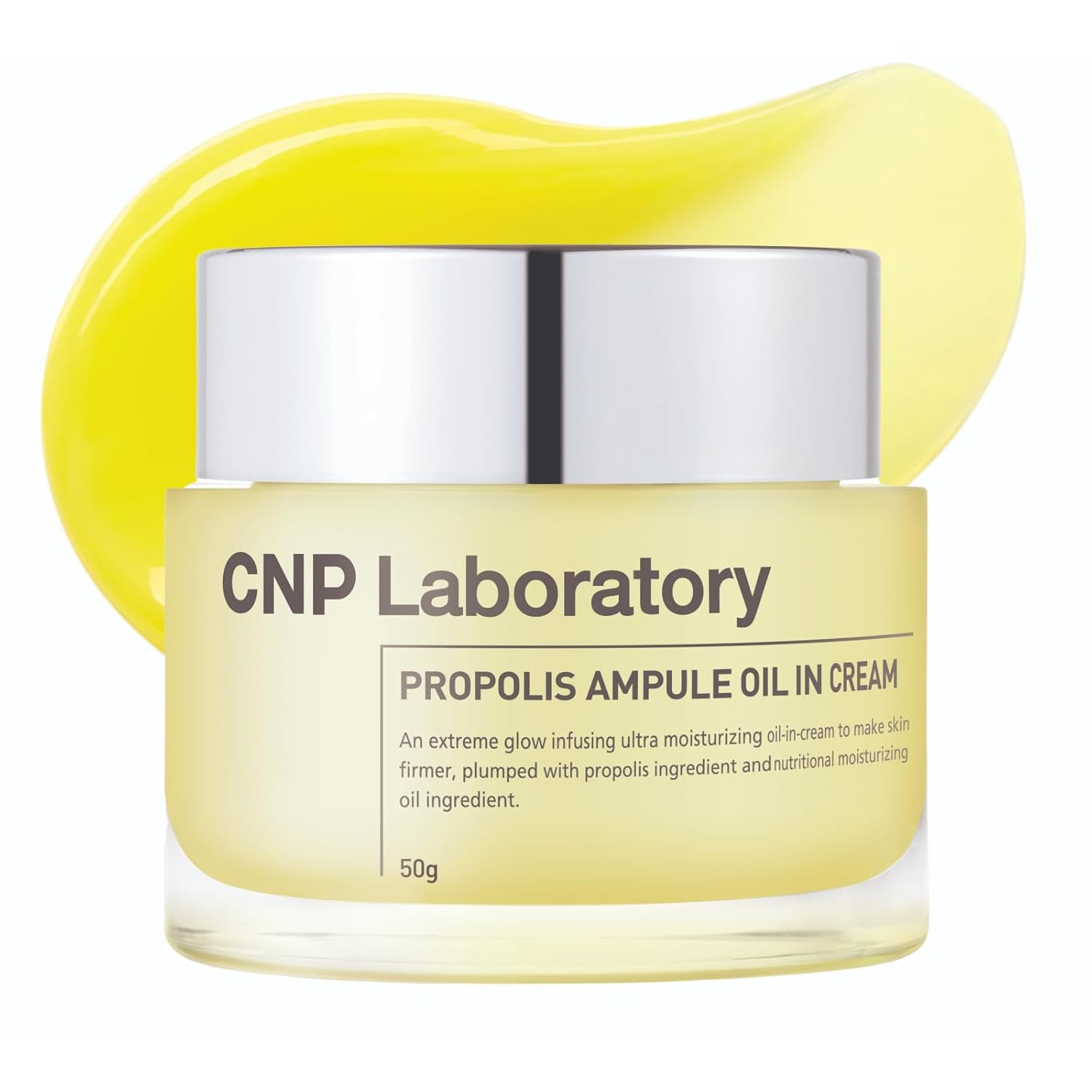 Cnp Propolis Ampule Oil-In-Cream - Moisturizing Cream With Propolis Extract, 5 Oil Blend, Ceramide & Hyaluronic Acid For Firm, Radiant Skin, Korean Skin Care (50G / 1.76 Fl. Oz)