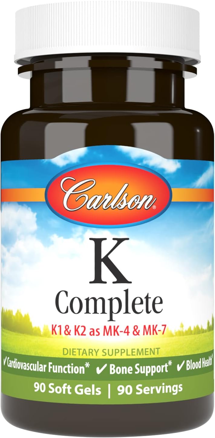 Carlson Labs K Complete Softgels, 90 Count